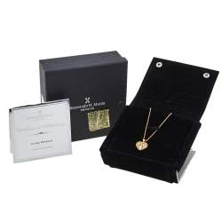 Pre Owned Bernhard H. Mayer Clara Diamond 18K Yellow Gold Heart Pendant