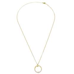 Bernhard H. Mayer Glimmer Diamond 18K Yellow Gold Pendant Necklace
