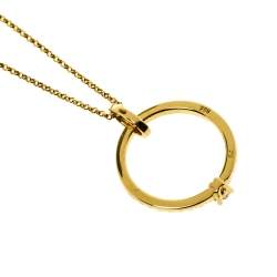 Bernhard H. Mayer Glimmer Diamond 18K Yellow Gold Pendant Necklace