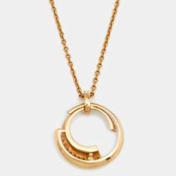 Bernhard H. Mayer Emma Infinite Diamond 18k Yellow Gold Pendant 
