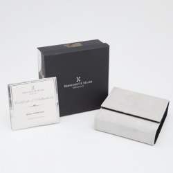 Pre Owned Bernhard H. Mayer Doris Diamond Blue Topaz Stud Earrings