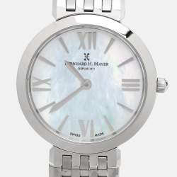 Bernhard H. Mayer Mother Of Pearl Stainless Steel Thalia 41702.595.1 Women's Wristwatch 27.50 mm