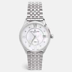  Bernhard H. Mayer Mother Of Pearl Stainless Steel Diamond Muses BH07/CWF Women's Wristwatch 36 mm