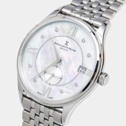  Bernhard H. Mayer Mother Of Pearl Stainless Steel Diamond Muses BH07/CWF Women's Wristwatch 36 mm