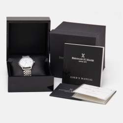  Bernhard H. Mayer Mother Of Pearl Stainless Steel Diamond Muses BH07/CWF Women's Wristwatch 36 mm