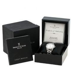 Pre Owned Bernhard H Mayer White Mother of Pearl Stainless Steel Ballad Women's Wristwatch 34 mm