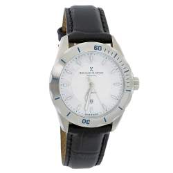 Bernhard H. Mayer White Mother of Pearl Leather Limited Edition BH04 Ballad Women's Wristwatch 34 mm