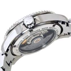 Pre Owned Bernhard H. Mayer Black Stainless Steel Nauticus Men's Wristwatch 37 mm