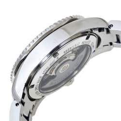 Pre Owned Bernhard H. Mayer Black Stainless Steel Nauticus Men's Wristwatch 37 mm