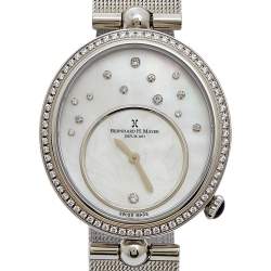 Bernhard H. Mayer Mother of Pearl Stainless Steel Allure B1706/CW Women's Wristwatch 34 mm
