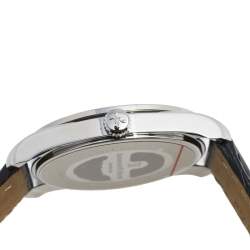 Bernhard H. Mayer White Stainless Steel Leather Stella B2493/CW Women's Wristwatch 34 mm