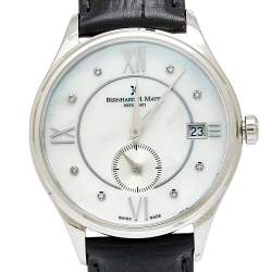 Bernhard H.Mayer Mother of Pearl Stainless Steel Muses Ladies Women's Wristwatch 36 mm