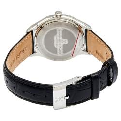 Bernhard H. Mayer Mother Of Pearl Stainless Steel Leather Diamond Muses Women's Wristwatch 36 mm