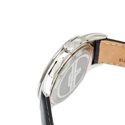Bernhard H. Mayer Mother Of Pearl Stainless Steel Leather Diamond Muses Women's Wristwatch 36 mm