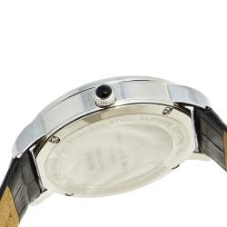 Bernhard H.Mayer Multicolor Stainess Steel Leather Diamond Peacock BH26/CW Women's Wristwatch 38 mm