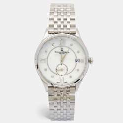 Bernhard H. Mayer Mother of Pearl Diamond Stainless Steel Muses Ladies Women's Wristwatch 36 mm