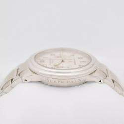 Blancpain Silver Stainless Steel Flyback F 185 Automatic Men's Wristwatch 38 mm