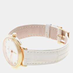 Pre Owned Blancpain Villeret 6102-3642 Automatic Rose Gold Women's Wristwatch 29 mm