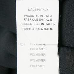 مملوكة مسبقًا Blumarine Black Lace Trim Jersey Playsuit M