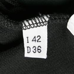 مملوكة مسبقًا Blumarine Black Lace Trim Jersey Playsuit M