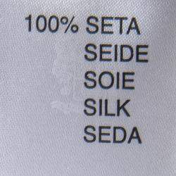 Pre Owned فستان بلومارين حرير متعدد الألوان مزخرف بلا أكمام M