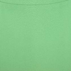 مملوكة مسبقًا Boss by Hugo Boss Green Overlap Detail Vakira Skirt M