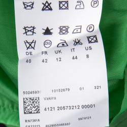 مملوكة مسبقًا Boss by Hugo Boss Green Overlap Detail Vakira Skirt M