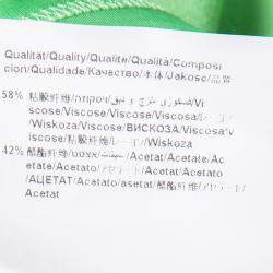 مملوكة مسبقًا Boss by Hugo Boss Green Overlap Detail Vakira Skirt M