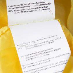 مملوكة مسبقًا فستان بوس باي هوغو بوس درابيرا بلا أكمام شيفون أصفر S