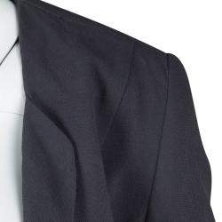 Pre Owned Boss Orange By Hugo Boss Grey Lace Insert Detail Orestina Blazer S