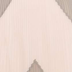Pre Owned Boss By Hugo Boss Pink/Grey Pleated Chiffon Knee Length Skirt L