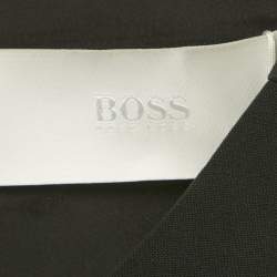 مملوكة مسبقًا Boss By Hugo Boss Black Wool Sheath Dress M