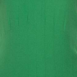 Pre Owned فستان بوس باي هوغو بوس داليزيا بلا أكمام رقبة حرف V أخضر S