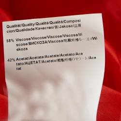 Pre Owned Boss By Hugo Boss Orange Sleeveless V-Neck Dallisia Dress S