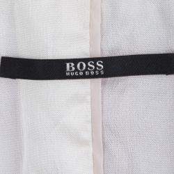 مملوكة مسبقًا Boss By Hugo Boss Pale Pink Jadelyn Blazer M