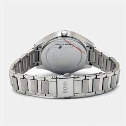 Pre Owned Hugo Boss Blue Stainless Steel Grand Course 1502583 Women's Wristwatch 36 mm