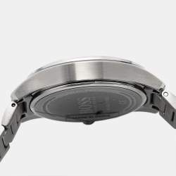 Pre Owned Hugo Boss Blue Stainless Steel Grand Course 1502583 Women's Wristwatch 36 mm
