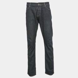 Pre Owned Boss By Hugo Boss Navy Blue Denim Delaware Slim Fit Jeans XXL Waist 38"
