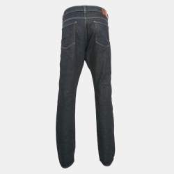 Pre Owned Boss By Hugo Boss Navy Blue Denim Delaware Slim Fit Jeans XXL Waist 38"
