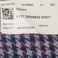 مملوكة مسبقًا Boss By Hugo Boss Royal Blue Wool Blend Belted Long Trenchcoat S