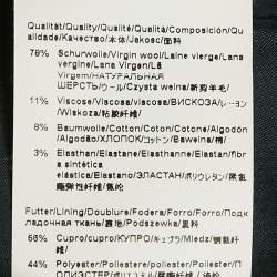 مملوكة مسبقًا Boss By Hugo Boss Blue Wool Pants Set M