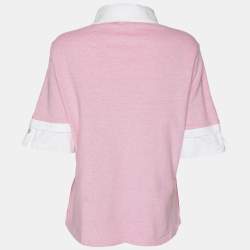 Boss By Hugo Boss Pink Cotton Tops XXL