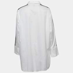 Boss By Hugo Boss White Cotton Bicona Blouse L