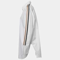 Boss By Hugo Boss White Cotton Bicona Blouse L
