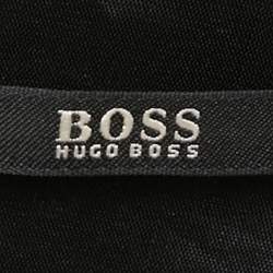 مملوكة مسبقًا فستان بوس باي هوغو بوس دالوتا بلا أكمام كريب أسود/أرجواني قصير كبير