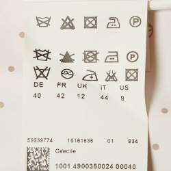 مملوكة مسبقًا معطف بوس باي هوغو بوس قطن خوخي برتقالي بزر واحد متوسط