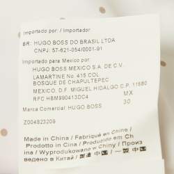 مملوكة مسبقًا معطف بوس باي هوغو بوس قطن خوخي برتقالي بزر واحد متوسط