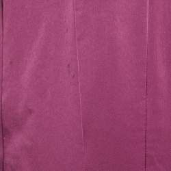 Pre Owned Boss By Hugo Boss Pink Satin Mini Dress S