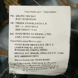 مملوكة مسبقًا Boss by Hugo Boss Navy Blue Denim Playsuit S