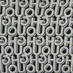 Pre Owned Hugo By Hugo Boss Black Logo Intarsia Knit Mini Skirt S